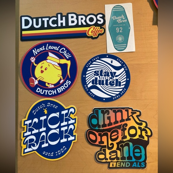 Zombie, Christmas, Arizona Rare Hard to Find Dutch Bros Stickers Mystery Bundle - Picture 8 of 16